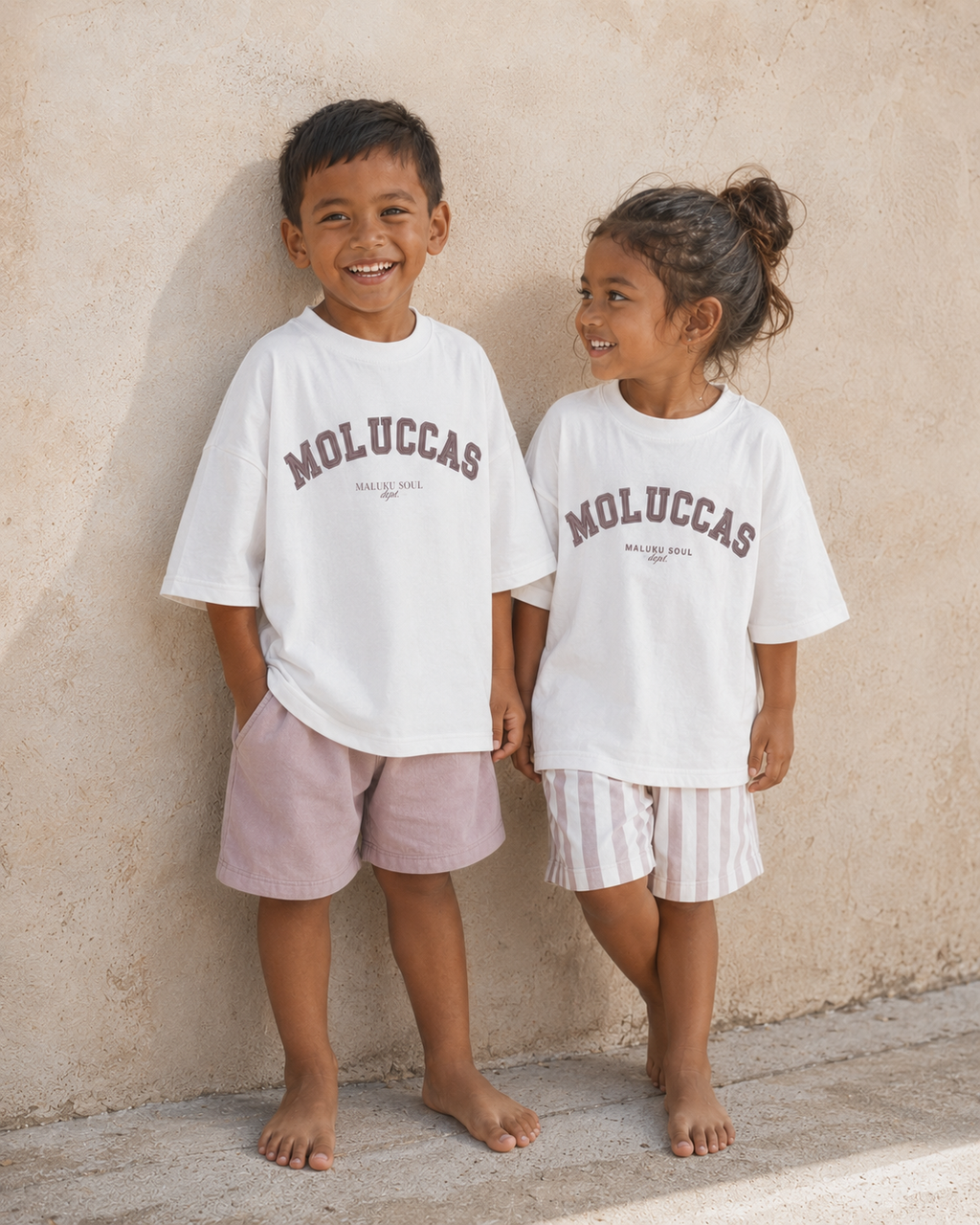 Moluccas Kids T-Shirt - Brown